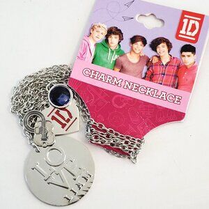 One Direction 1D Charm Necklace “Love Liam” Guitar & Photo Charms – NEW